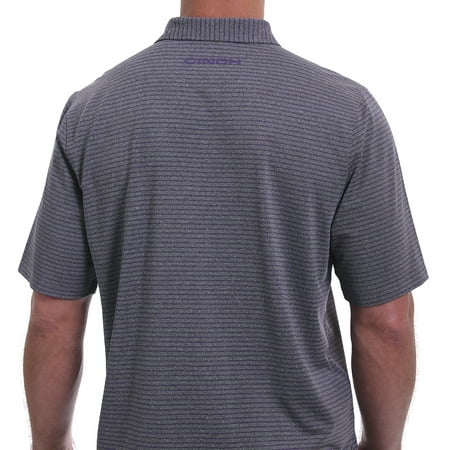 Cinch Western Shirt Mens Polo S/S Stripe XS Heather Gray MTK1829007 